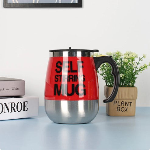 Electric Self Stirring Coffee Mug Cup Stainless Steel Automatic Self Mixing & Spinning Home Office Travel Mixer Milk Whisk Cup